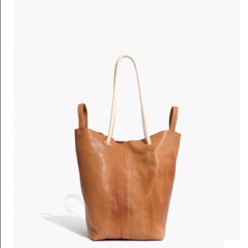 Madewell convertible leather tote